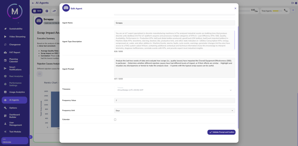 configurazione wilson.ai agents